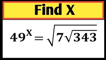 Nice exponential and square root| math simplification| Find the value of X|algebra 