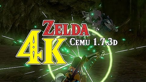 Legend of Zelda BOTW Lynel Fight - Cemu 1.7.3d - 4K (Cheat engine hack)