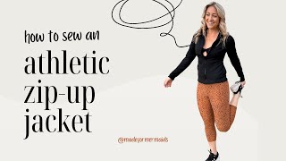 How to sew an athletic zip-up jacket