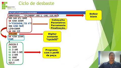 Aula CNC ciclo de desbaste
