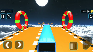 Impossible Bus Stunt Driving Game | Android Gameplay | Top Gaming Up