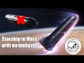 How to get the SpaceX Starship to Mars without tankers! (Elon Musk interview details)