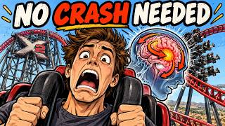 How Can a Roller Coaster Injure Your Brain Without a Crash