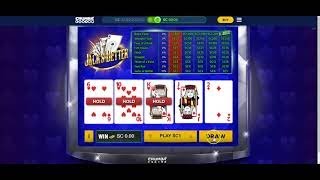 Jacks or Better Video Poker (Chumba Casino) Real Money "Four of a KIND" screenshot 5