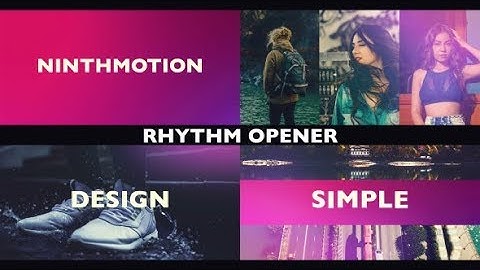 Rhythm Opener - After Effects Template