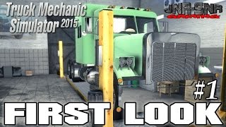 Truck Mechanic Simulator 2015 - First Look - Tutorial - Repair Order 1 screenshot 3