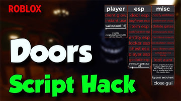 [NEW] Roblox Doors New Script Hack/GUI | Doors script pastebin 2023 | ESP, MISC, SpeedWalk