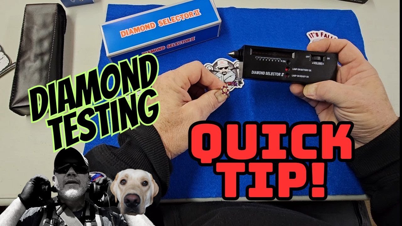 Diamond Selector 2 II Diamond Tester - HOW TO TEST FOR DIAMONDS Demo &  Instructions 