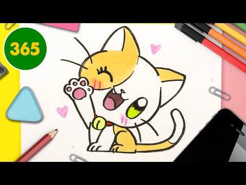 How To Draw A Cute Cat Kawaii Youtube How To Draw A Cute Cat Kawaii Youtube