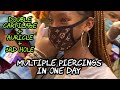 Double Cartilage Piercing Helix + Multiple Piercings in One Day Experience (The Truth)