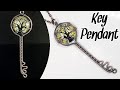 Woven Key Pendant: Viking Weave: Wire Wrap Tutorial: DIY Jewelry