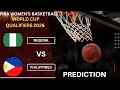 Nigeria vs Philippines LiveScore I FIBA Women's Basketball World Cup 2026 Qualifiers Commentary