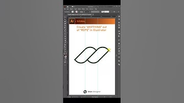 Adobe_Illustrator_Tutorials | Create "Anything" out of "Rope" in illustrator