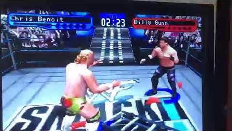WWF SmackDown 2 - Chris Benoit VS Billy Gunn
