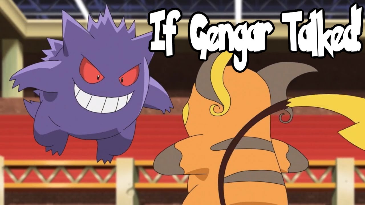 IF POKÉMON TALKED: Gengar Battles Raichu at the Vermilion Gym! 