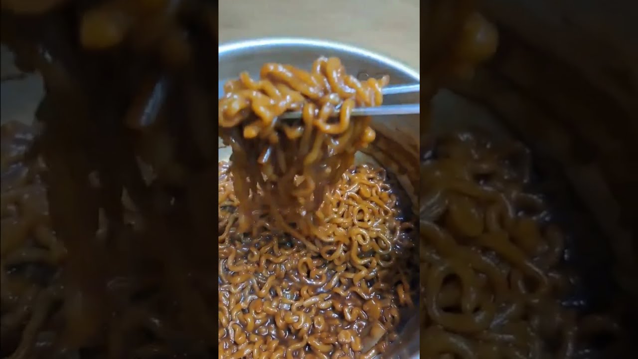 야식 양푼에 짜파게티 (Feat. 폭풍흡입 With. 양은냄비)