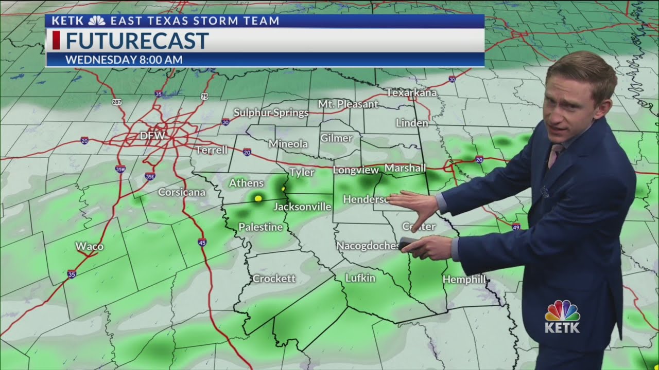 Wednesday Morning Forecast: Steady rain arrives this afternoon - YouTube