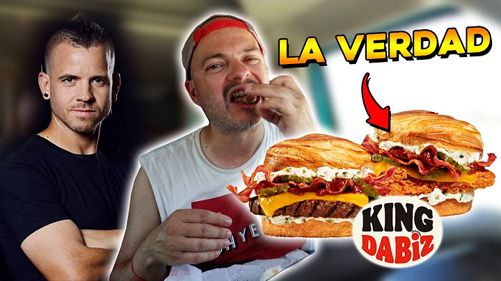 Comiendo las HAMBURGUESAS de DABIZ MUÑOZ con BURGER KING 🍔 *Opinión independiente*