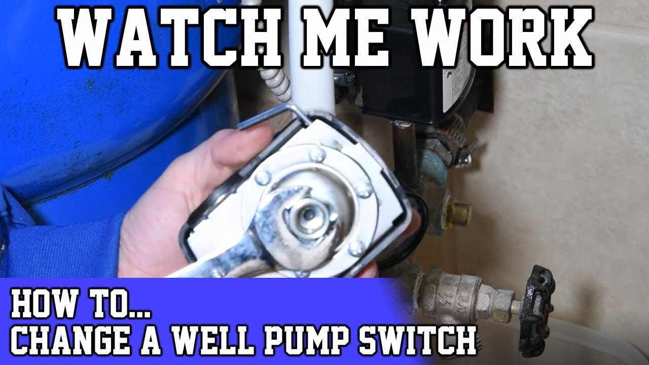 How To Change A Well Pump Pressure Switch YouTube
