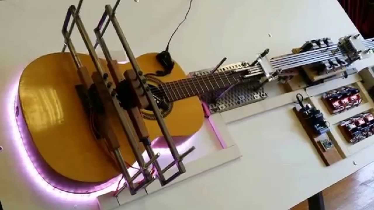 Robot Guitar - Arduino - Jessica - YouTube