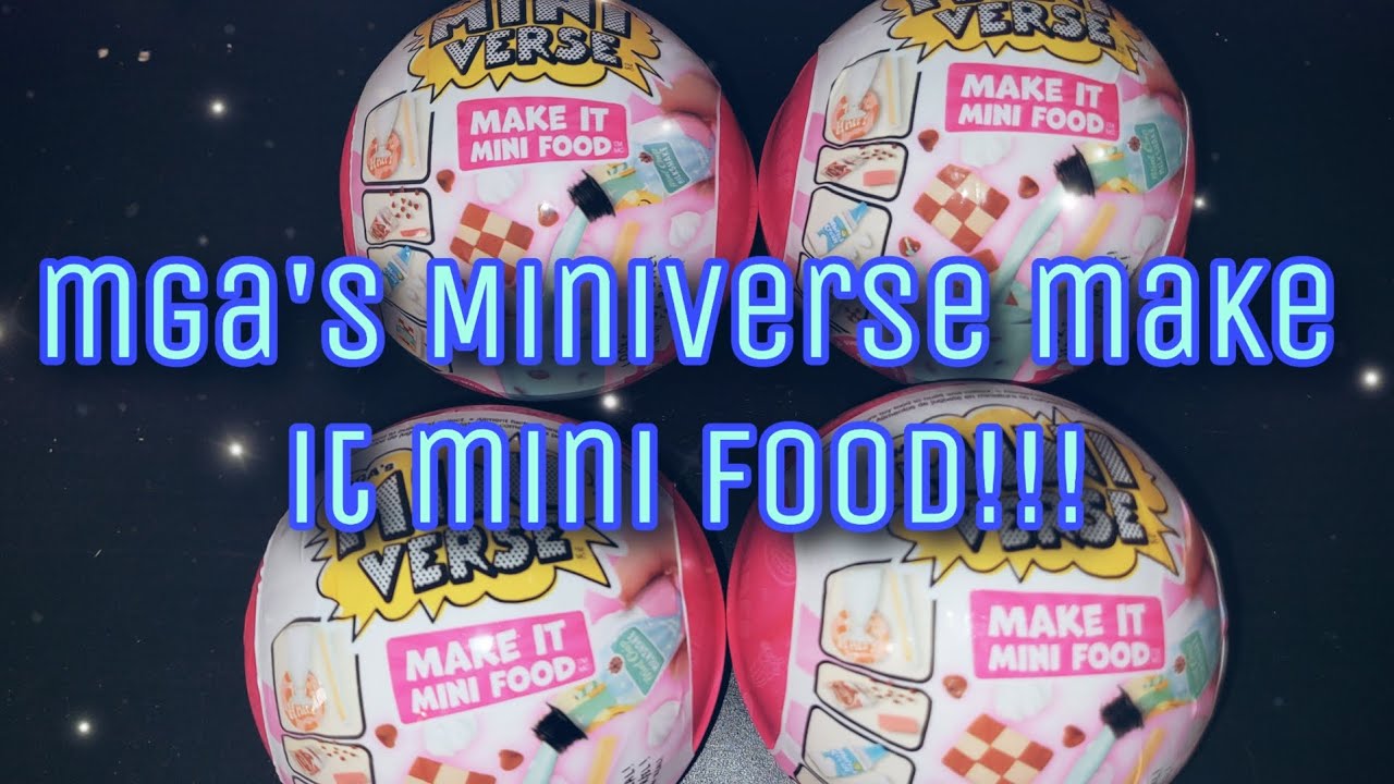 mga miniverse make it mini food