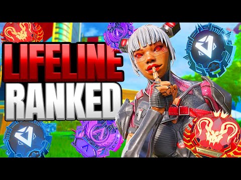 High Skill Lifeline Ranked Gameplay - Apex Legends No Commentary