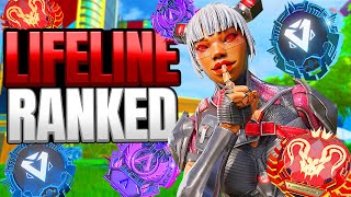 High Skill Lifeline Ranked Gameplay - Apex Legends No Commentary