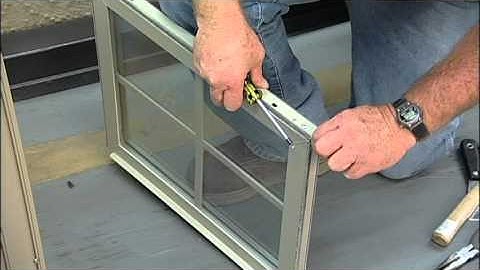 MI Windows and Doors How To Video: HomeMaker II Single Hung Pivot Pin Replacement