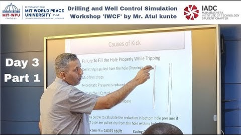 Day:3 Part:1 Drilling and Well Control Simulation Workshop 