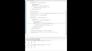 @ipgrayspace : CodingJoys - Shorts - Java Loops For Dimensions - Debug Mode