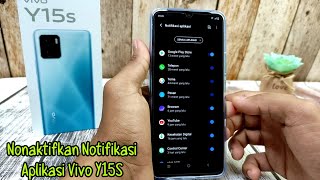 Cara Menonaktifkan Notifikasi Aplikasi di HP Vivo Y15S