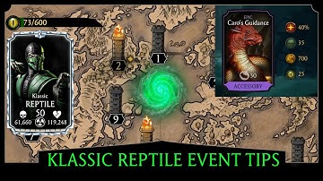 How to Farm Reptile Eyes in Klassic Reptile Quest Mode. MK Mobile Tips #4