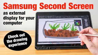 Samsung Second Screen for drawing: What works and what doesn't