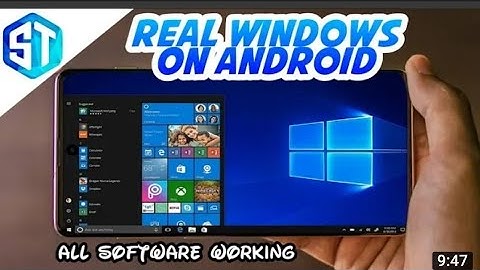 How To Install Windows 10/8/7/XP on your Android Phone Install Windows 10/8.1/8/7/Vista/XP/95/Linux