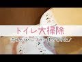 【掃除動画】トイレの大掃除しました。