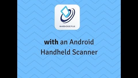Android Handheld Scanner running Warehouse Plus for Linnworks