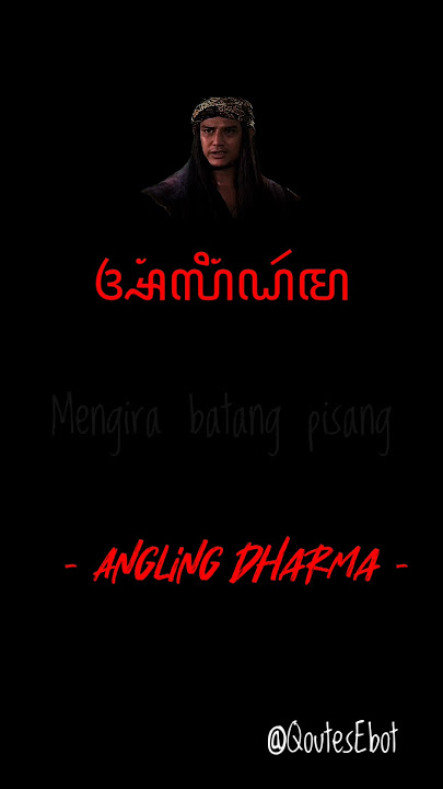 Nasehat Prabu Angling Dharma. #shorts #anglingdharma #nasehat #quotes #katakatabijak