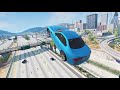 Voiture qui saute le plus loin  youtube  beamng drive