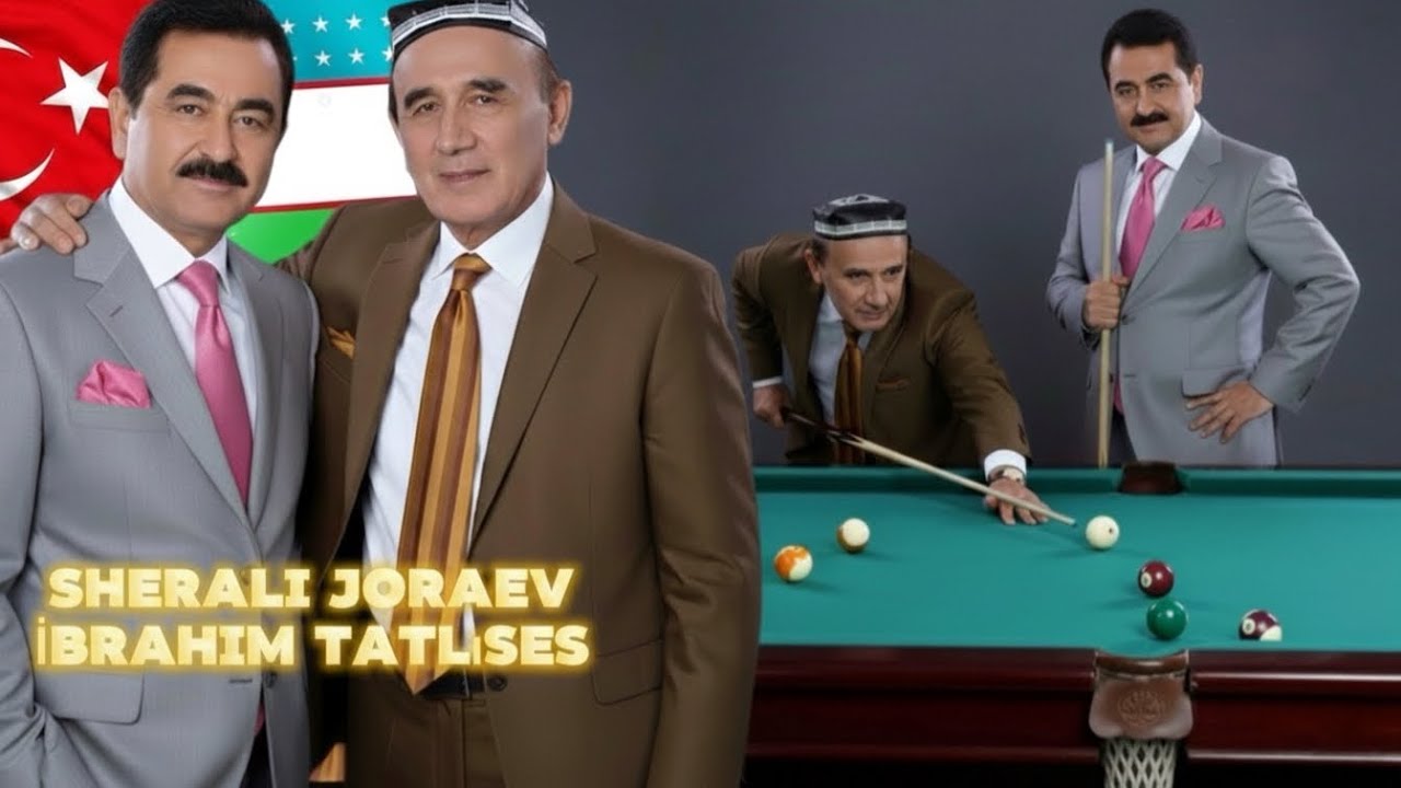 Sherali Jo‘rayev Ibrohim Tatlises 2010 yil Toshkent konsertida - bilyard o‘yini oxirida