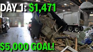 We Have 5 Days to Make $5,000 With One Truck & Dump Trailer (Day 1)