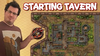 Making a starting tavern battlemap with INKARNATE!