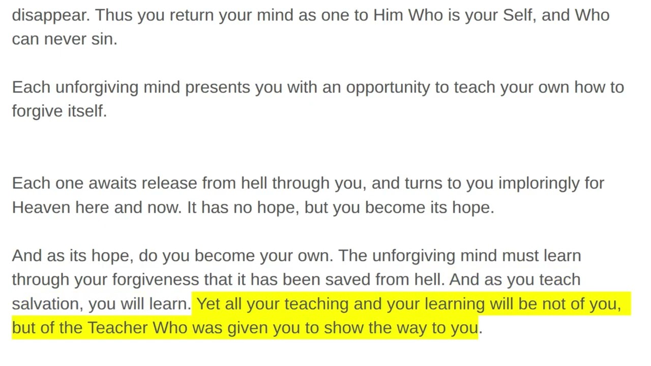 A.C.I.M. Workbook for Students Lesson 121