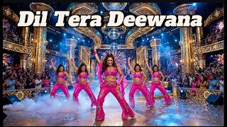 Dil Tera Deewana❤️ | Retro 80s Bollywood Disco Dance💖 | High Energy Bollywood Disco 🪩 🤍