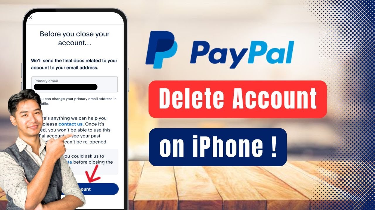 How to Delete PayPal Account on iPhone !