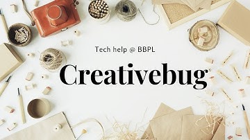 Creativebug Tutorial