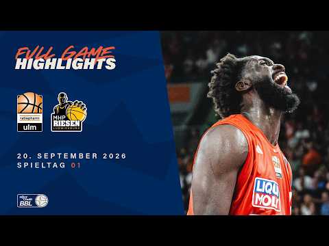 Ratiopharm Ulm vs. MHP RIESEN Ludwigsburg - Full Game Highlights - Spieltag 1, 26/27