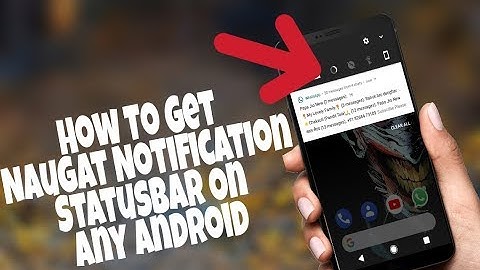 how to get oreo statusbar on any Android without root HD