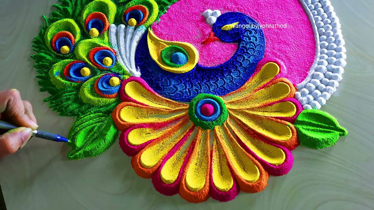 1636 New Diwali rangoli designs | navratri rangoli designs ...