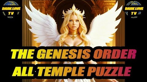 The Genesis Order:All Temples Puzzles Complete Full Walkthrough (1-56)👍💗