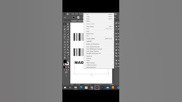 Barcodes logo design in illustrator #ytshorts #digitalart